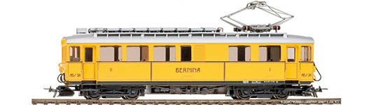 074-1368164 - H0m - Nostalgietriebwagen ABe 4/4 34, gelb, RhB, Ep. V - DC - Digital